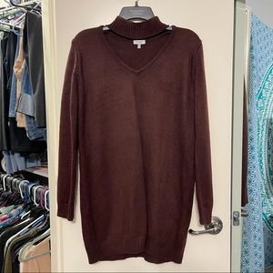 Maroon Sweater Dress
